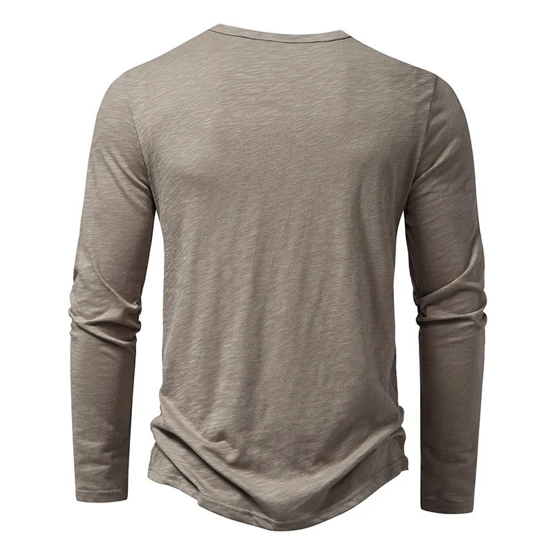 EDWINAYY - Camisa Elegante Casual De Manga Largas Para Hombre