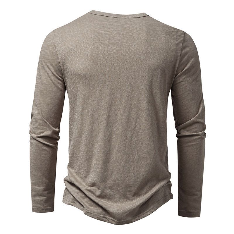 EDWINAYY - Camisa Elegante Casual De Manga Largas Para Hombre