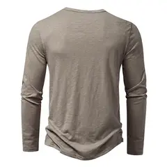 EDWINAYY - Camisa Elegante Casual De Manga Largas Para Hombre