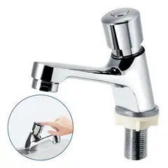 KUANGYE - Llave Temporizada Lavamanos Lavatorio Aleación De Zinc