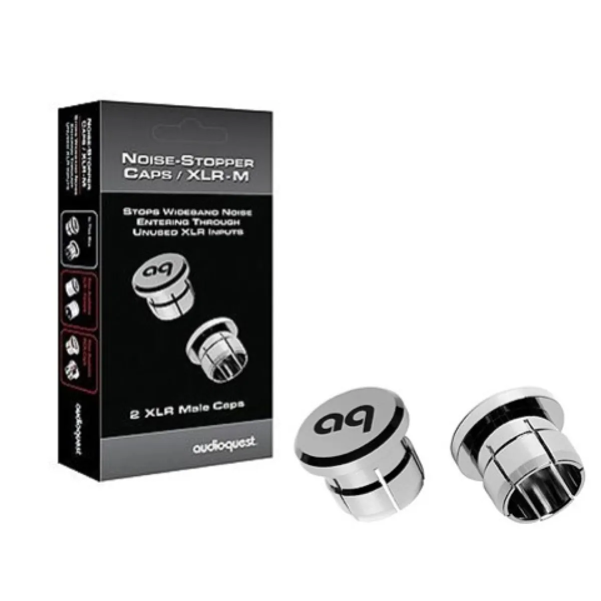 AUDIOQUEST - Set 2 Tapones para XLR Noise Stopper Caps Audioquest