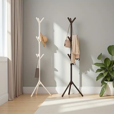 Imagen 2 del producto Perchero 9 Ganchos Minimalista 1.6m - ¡No Se Cae! - Negro