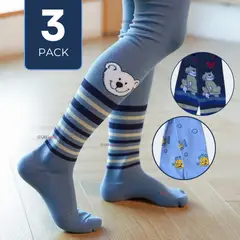 UTILISIMO - Pack 3 Pantys Primera Capa Diseños Surtidos Ballerina Niño