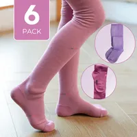 Pack 6 Pantys Primera Capa Unicolor Surtido Ballerina Niña