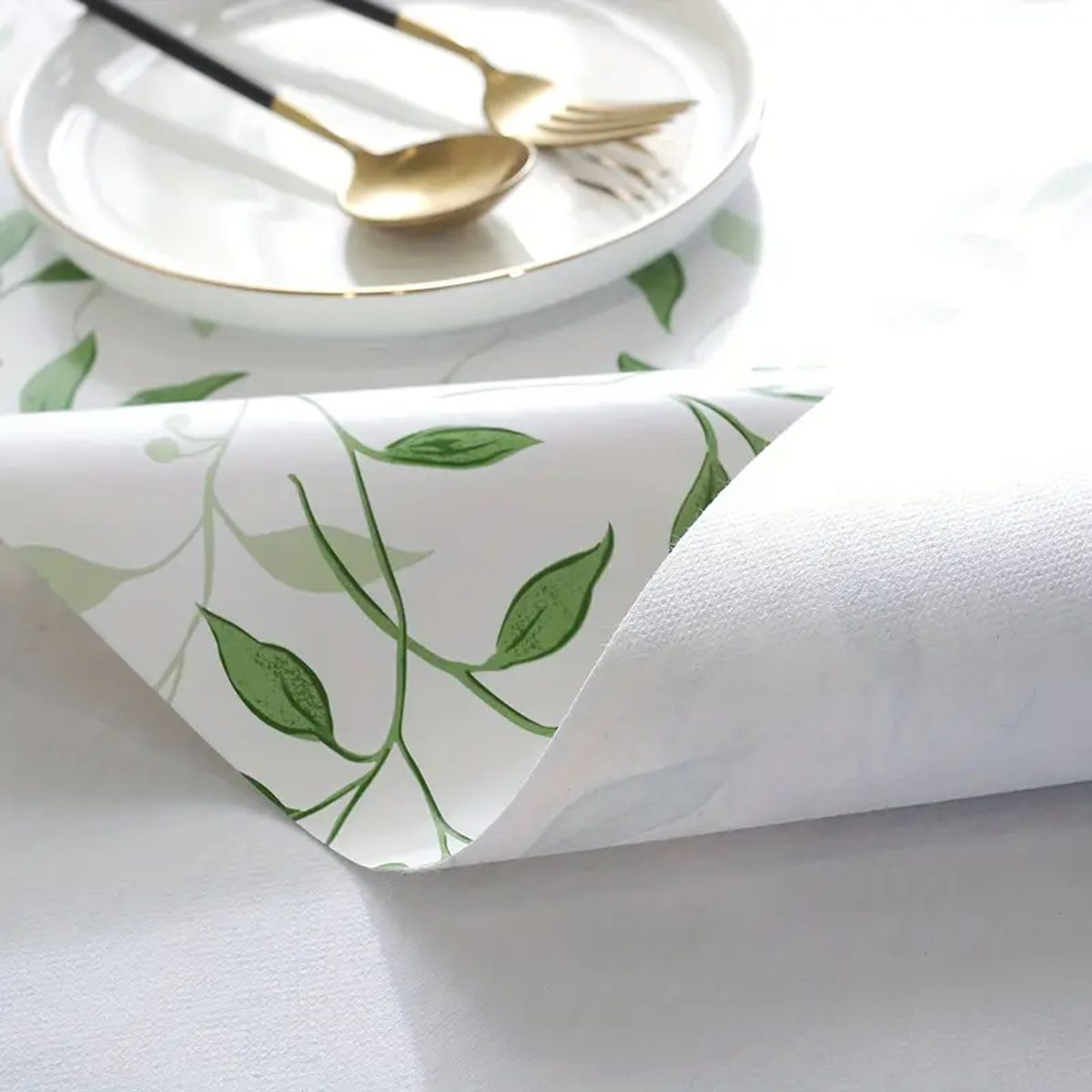 PUREPOWER - Mantel PVC Hojas Impermeable 140x220cm