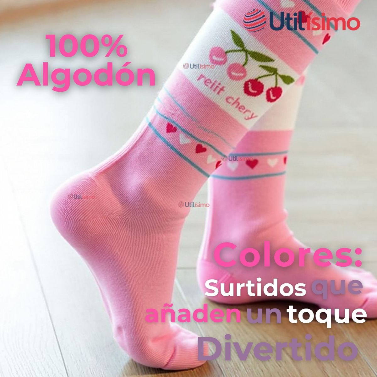 UTILISIMO - Pack 3 Pantys Primera Capa Diseños Surtidos Ballerina Niña