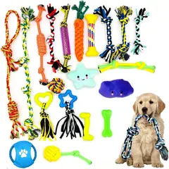 TATEE - Set 20 Juguetes Mascotas Para Perros palito de dentición