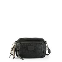 Cartera bandolera exotic mediana negro especial