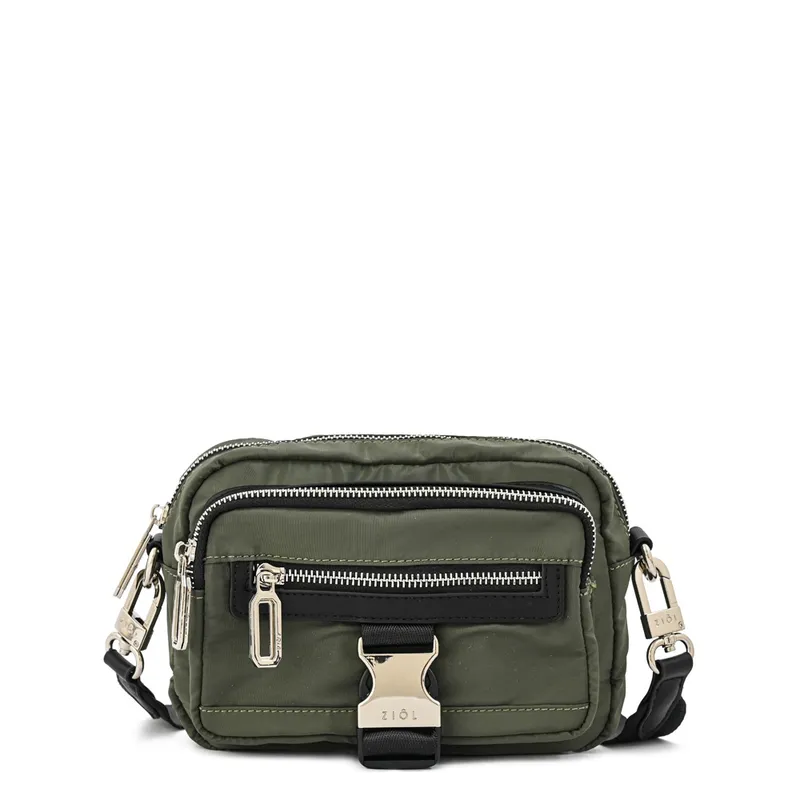 ZIOL - Cartera bandolera mediana carla verde oliva