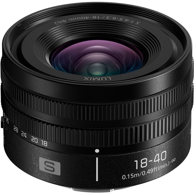 PANASONIC - Panasonic Lumix S 18-40mm f45-63 Lente - Negro