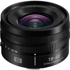 PANASONIC - Lumix S 18-40mm f/4.5-6.3 Lente - Negro