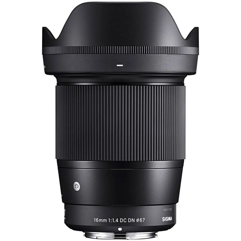 SIGMA - Sigma 16mm f/1.4 DC DN Contemporánea Lente Para Canon RF - Negro