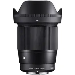 SIGMA - 16mm f/1.4 DC DN Contemporánea Lente Para Canon RF - Negro