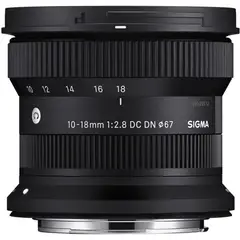 SIGMA - 10-18mm f28 DC DN Contemporánea Lente Para Canon RF - Negro