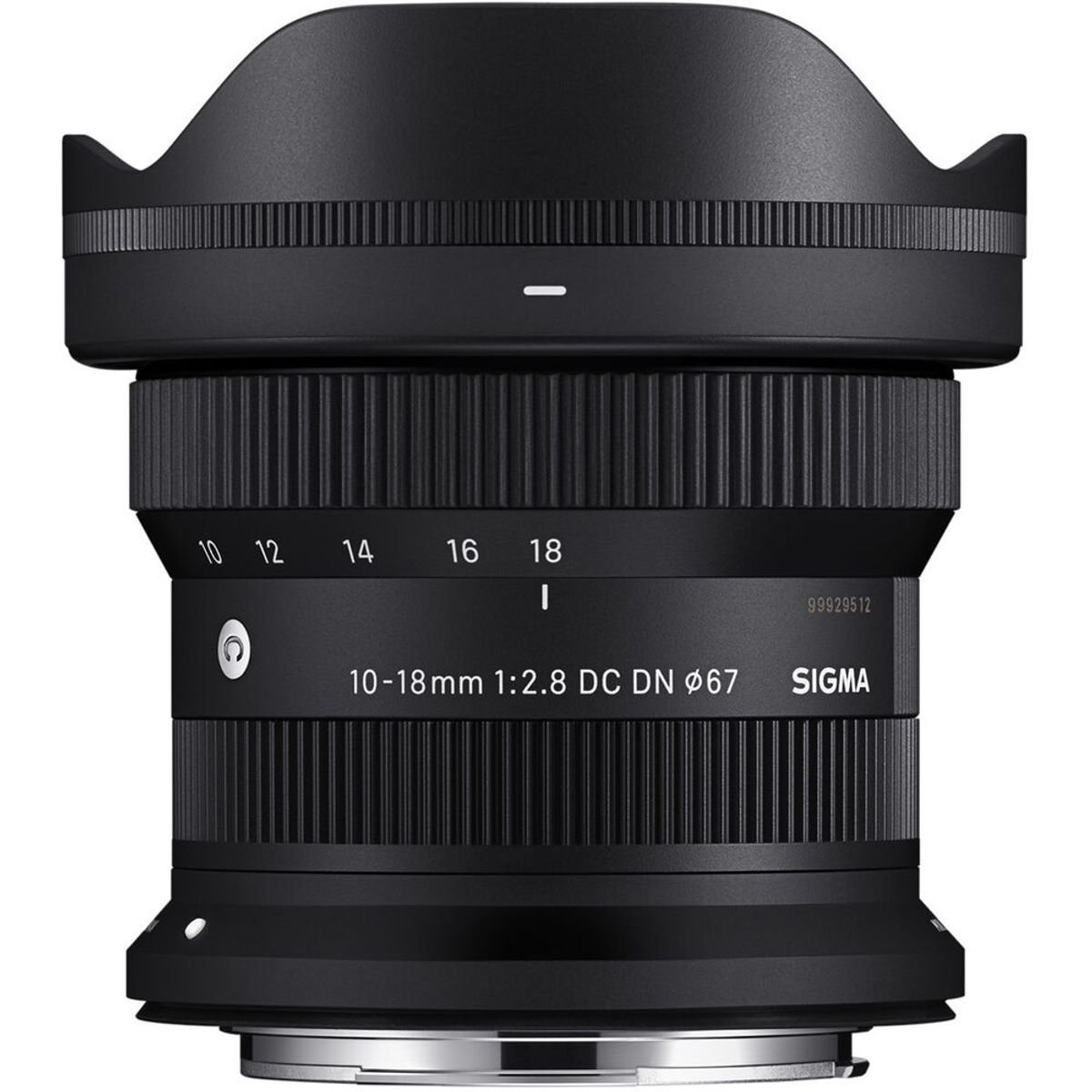 SIGMA - Sigma 10-18mm f/2.8 DC DN Contemporánea Lente Para Canon RF - Negro