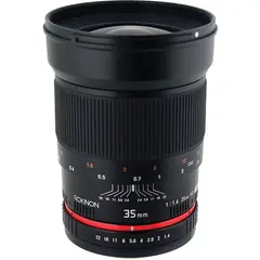 SAMYANG - (Rokinon) 35mm f/1.4 AS UMC Lente Para Fujifilm X - Negro