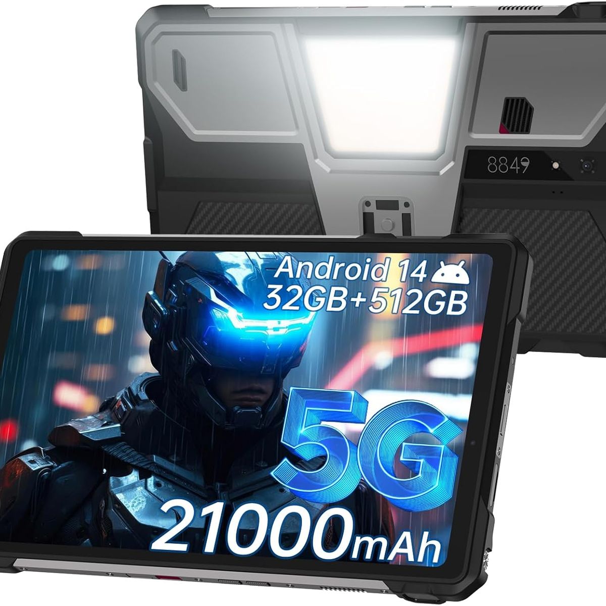 UNIHERTZ - Tableta 8849 Tank PAD 32GB+512GB 21000mAh Android 14