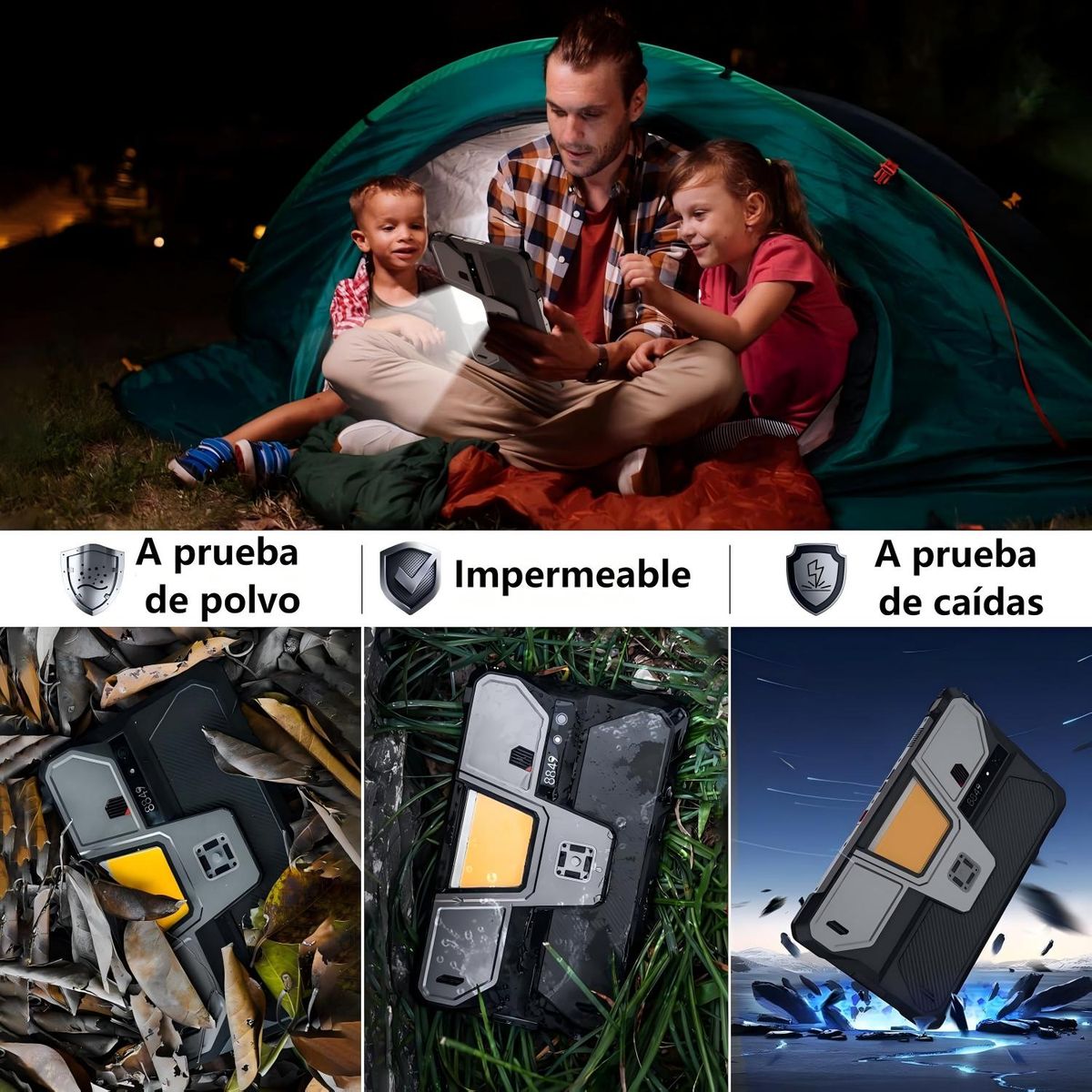 UNIHERTZ - Tableta 8849 Tank PAD 32GB+512GB 21000mAh Android 14