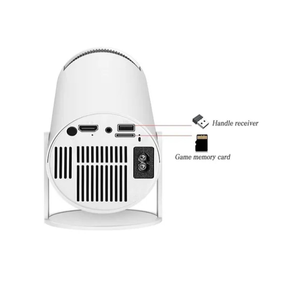 GENERICO - Proyector Portátil X10 Plus Con Joystick Tarjeta De Juego