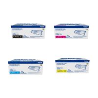 Pack 4 Toners TN-411 BK C M Y Original HL DCP MFC