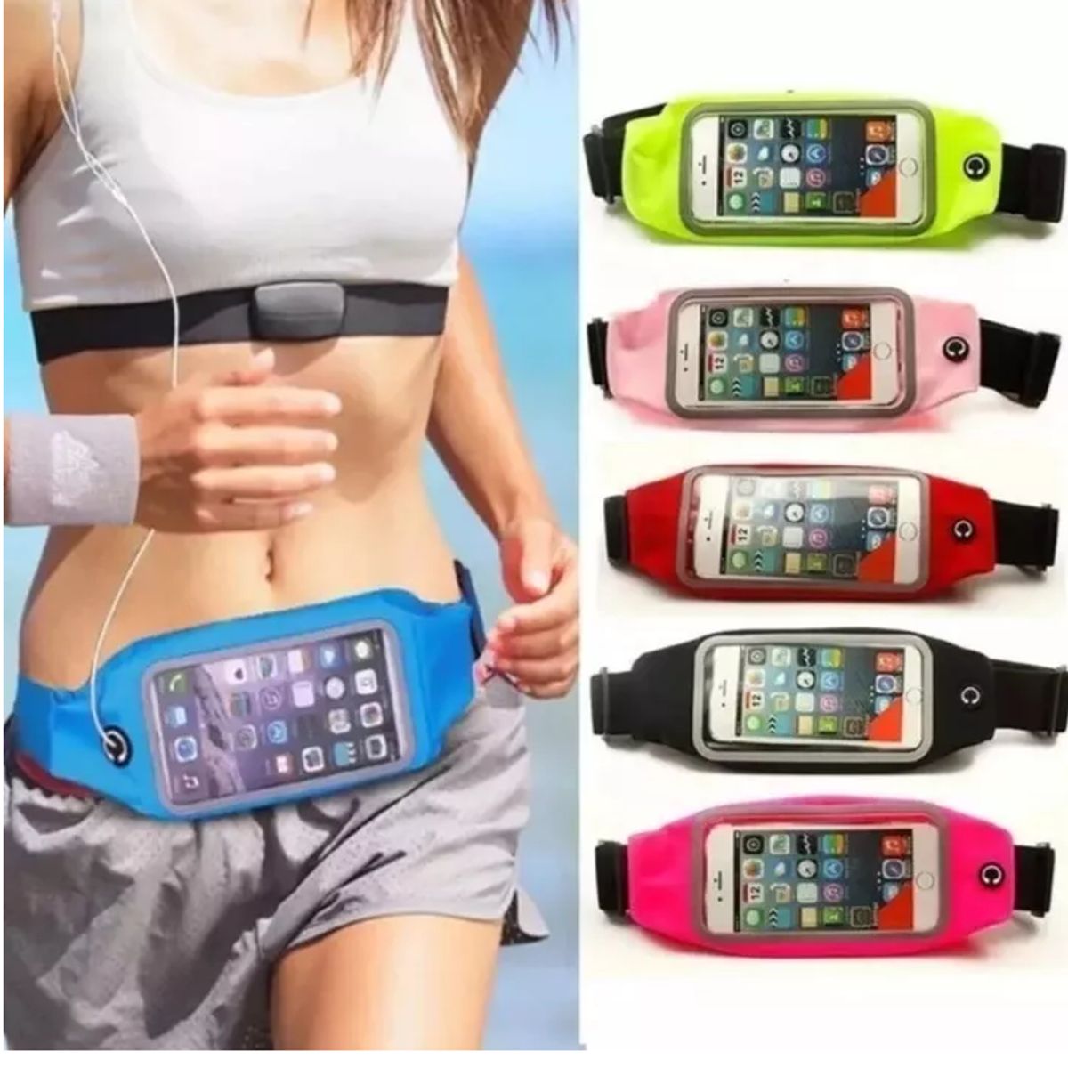 IRM - Banano Touch Cinturón Deportivo Celular Running Elasticado