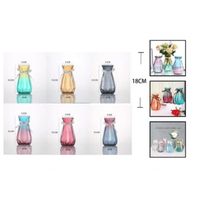 Macetero De Vidrio 18Cm Para Flores Florero