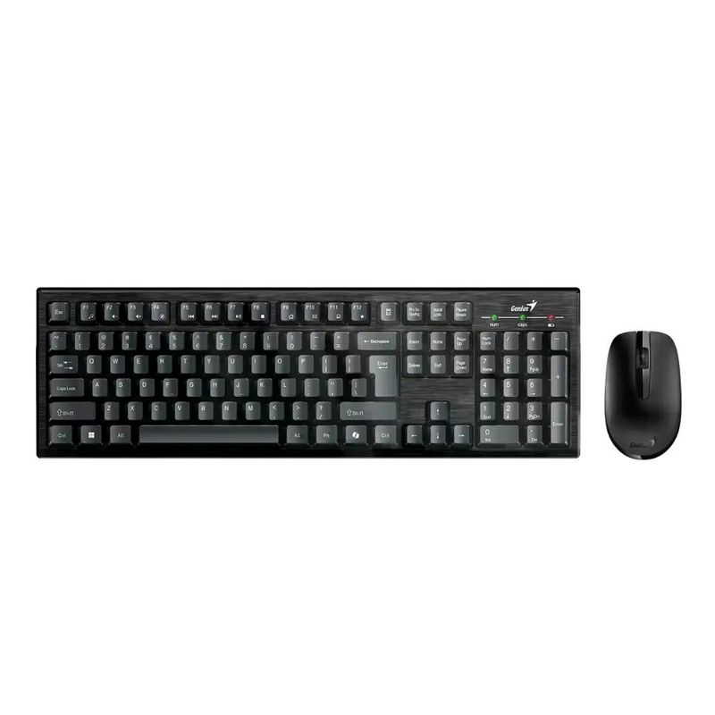 GENIUS - Kit Teclado + Mouse Inalámbrico Genius KM 8101 Copilot