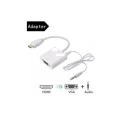 GENERICO - Adaptador Conversor Hdmi A Vga Audio