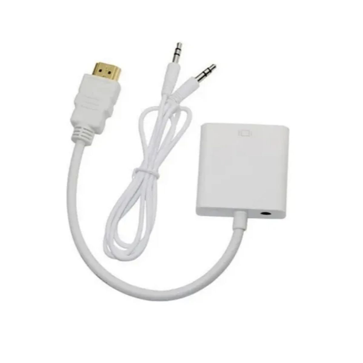 GENERICO - Adaptador Conversor Hdmi A Vga Audio