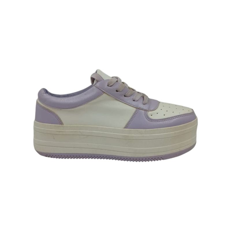 HERIEL - Zapatilla Blanca Plataforma