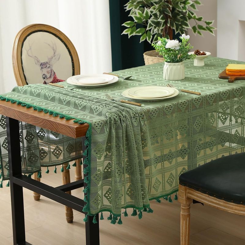 PUREPOWER - Mantel Crochet 140x180cm Boho