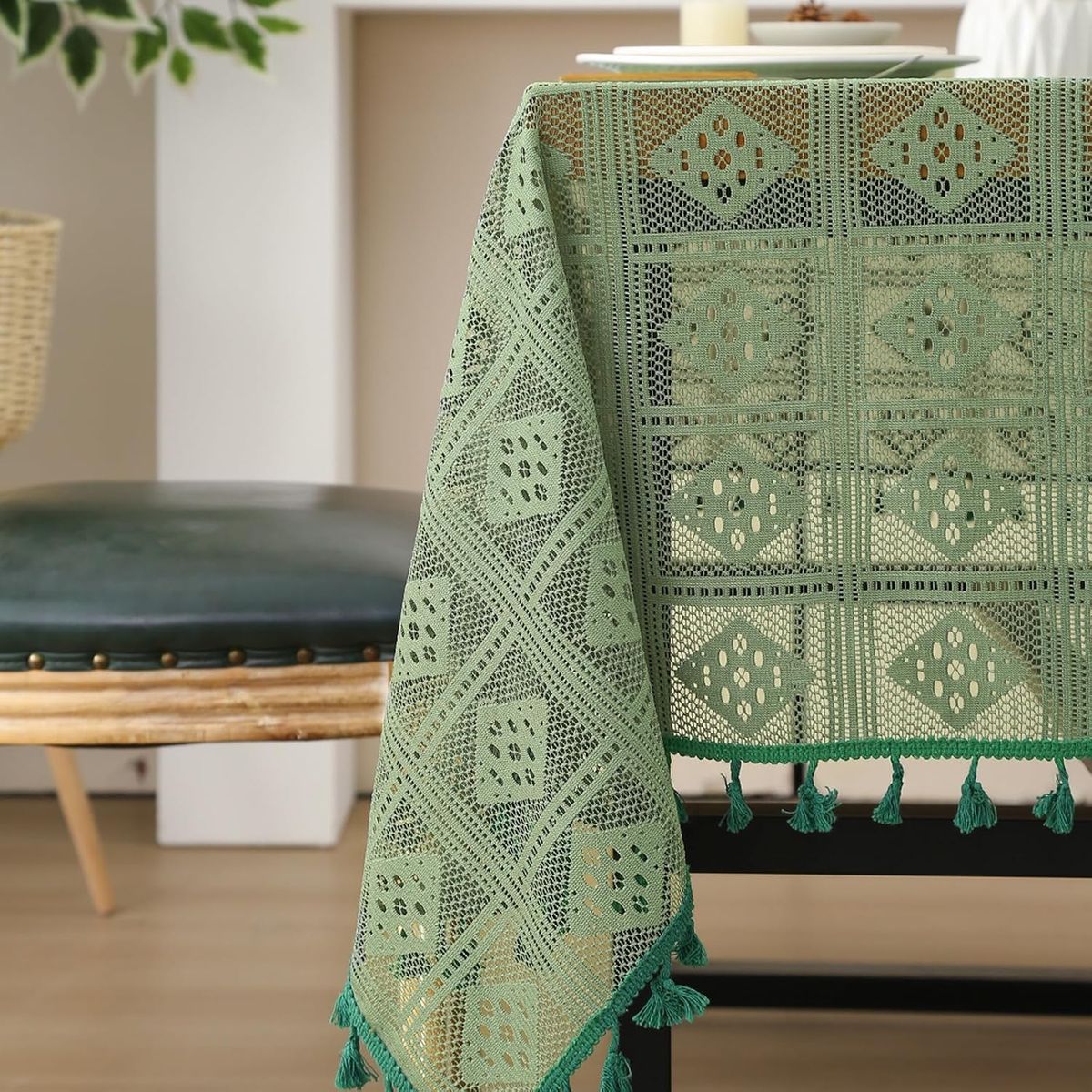 PUREPOWER - Mantel Crochet 140x180cm Boho