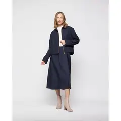 LUDOVICA - Chaqueta Mujer Margarita Azul Marino