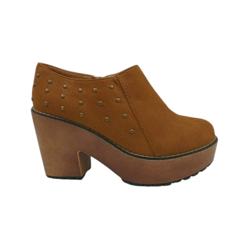 HERIEL - Zapato Café Plataforma Mujer