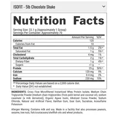 NUTREX RESEARCH - PROTEINA ISOFIT 5.1LB 70 SV COOKIES & CREAM - NUTREX