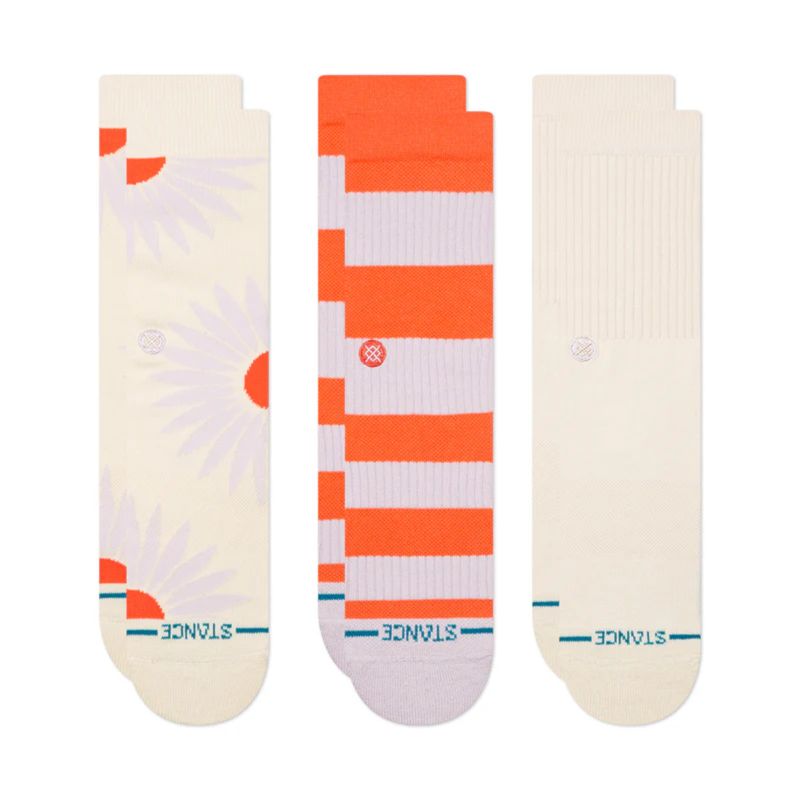 STANCE - Stance Sock Women Prowess Crew 3 Pack Canvas - Multicolor