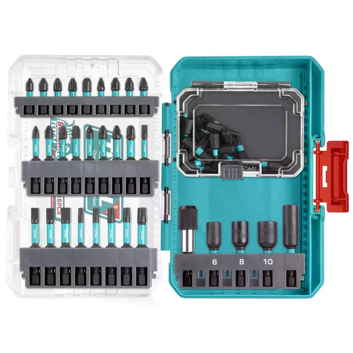 TOTAL TOOLS - SET TOTAL TACSDL25106 51 ACC PUNTAS PUNTO ATO IMPACTO