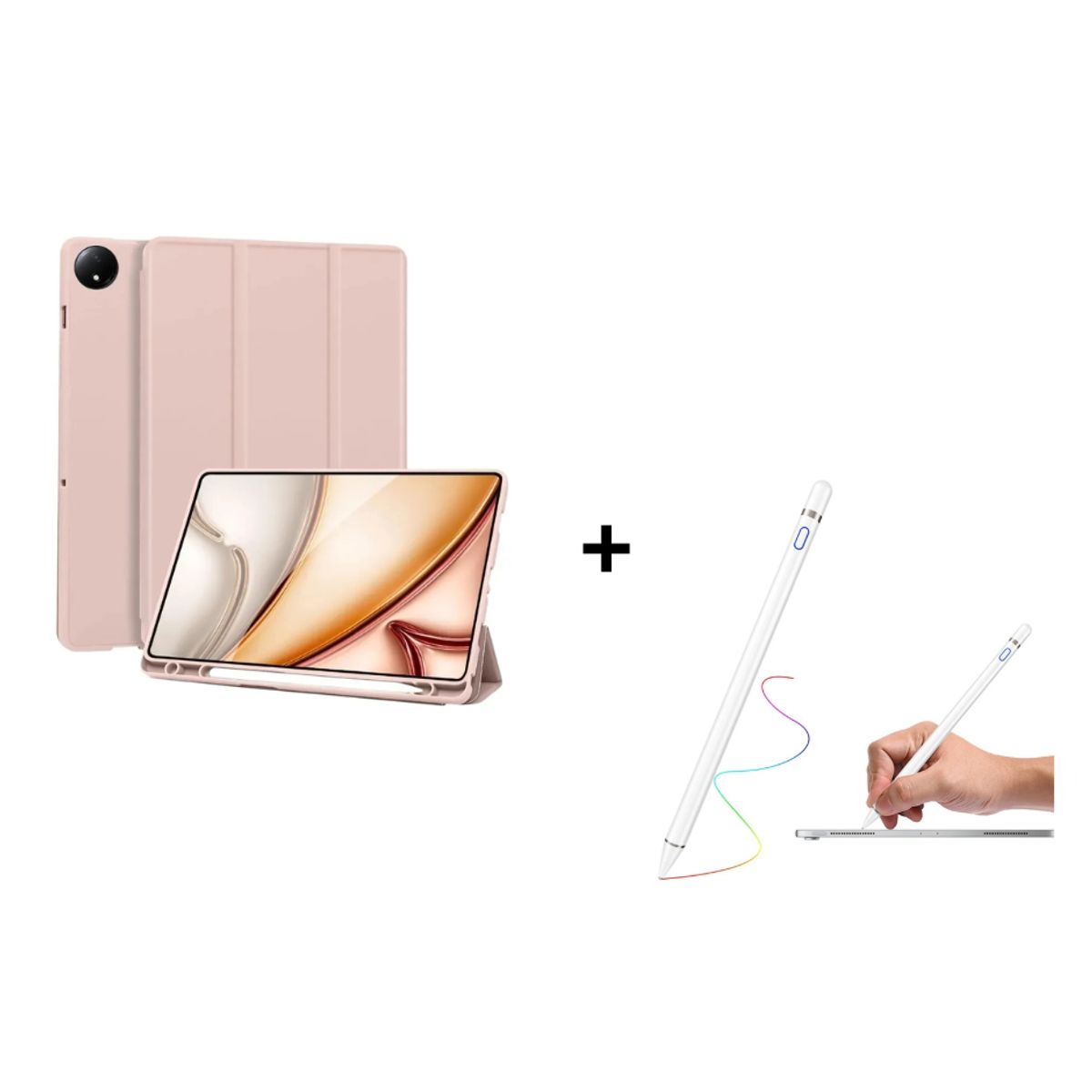 GENERICO - Pack Carcasa Smart Case Para Xiaomi Redmi PAD SE 8.7 + Lápiz Pencil