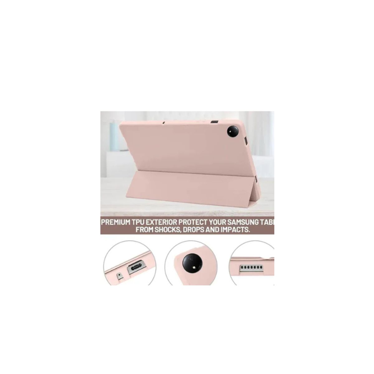 GENERICO - Pack Carcasa Smart Case Para Xiaomi Redmi PAD SE 8.7 + Lápiz Pencil