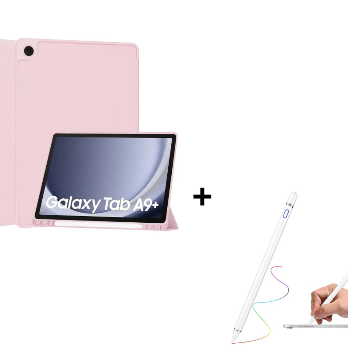 GENERICO - Pack Carcasa Smart Case Para Galaxy A9 Plus 11 + Lápiz Pencil