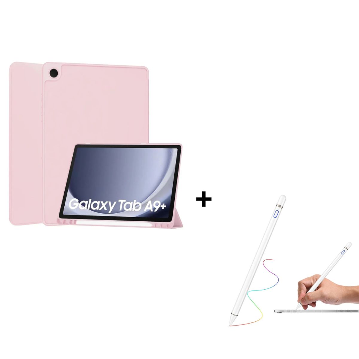 GENERICO - Pack Carcasa Smart Case Para Galaxy A9 Plus 11 + Lápiz Pencil