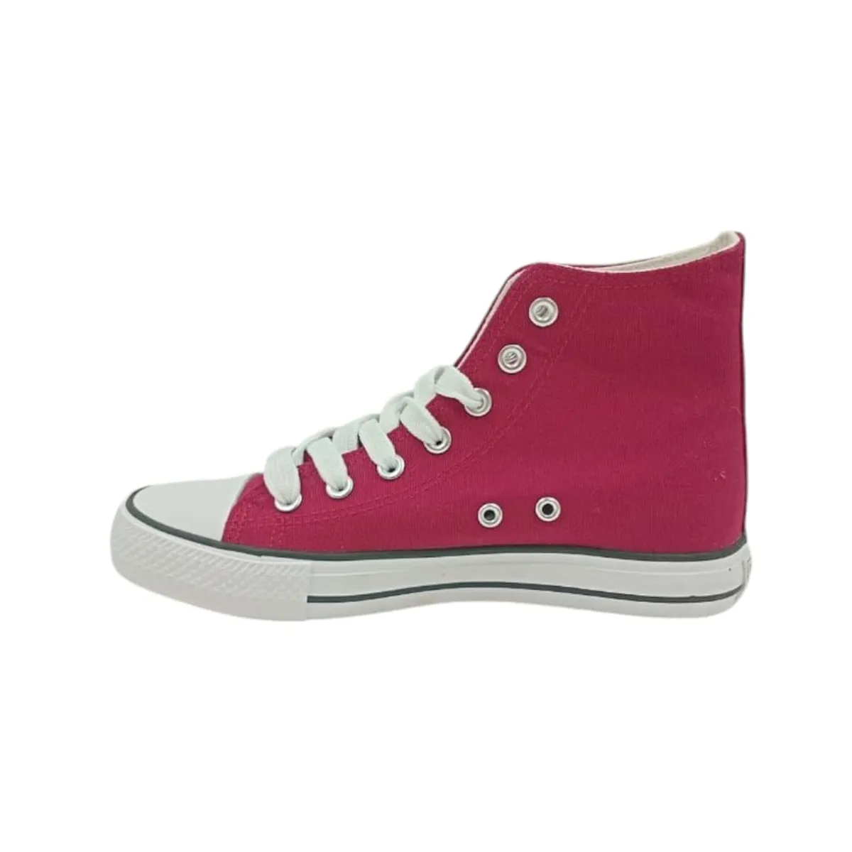HERIEL - Zapatilla Burdeos Textil Caña Mujer