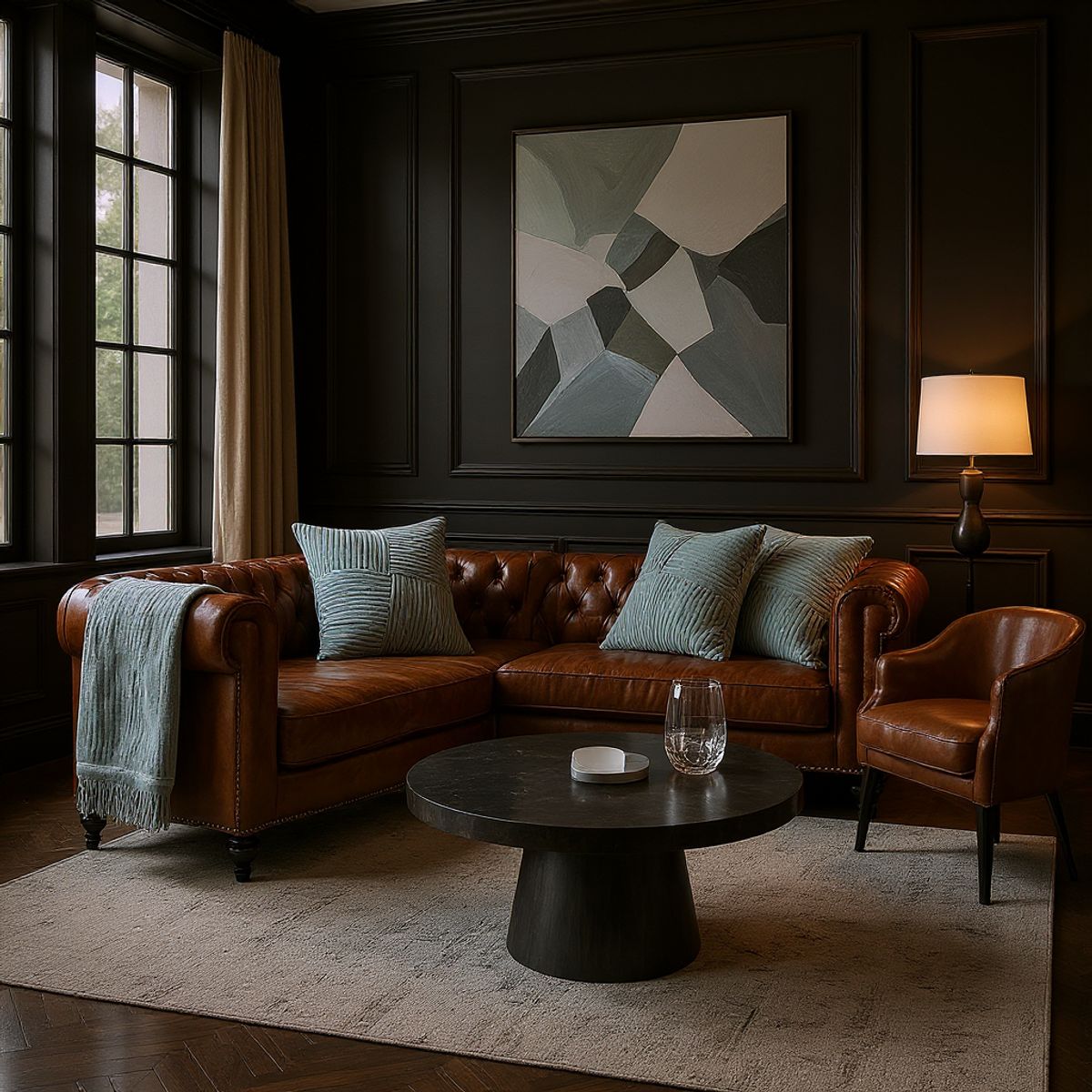 GENERICO - Pack de 3 Fundas De Cojín Textura Suave Acanalada Turquesa