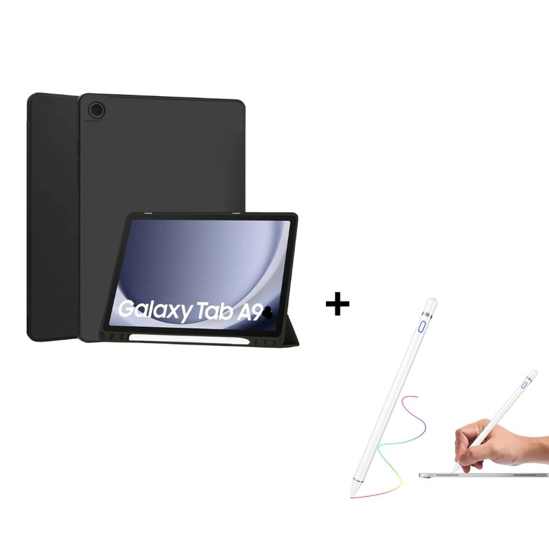 GENERICO - Pack Carcasa Smart Case Para Galaxy A9 8.7 + Lápiz Pencil