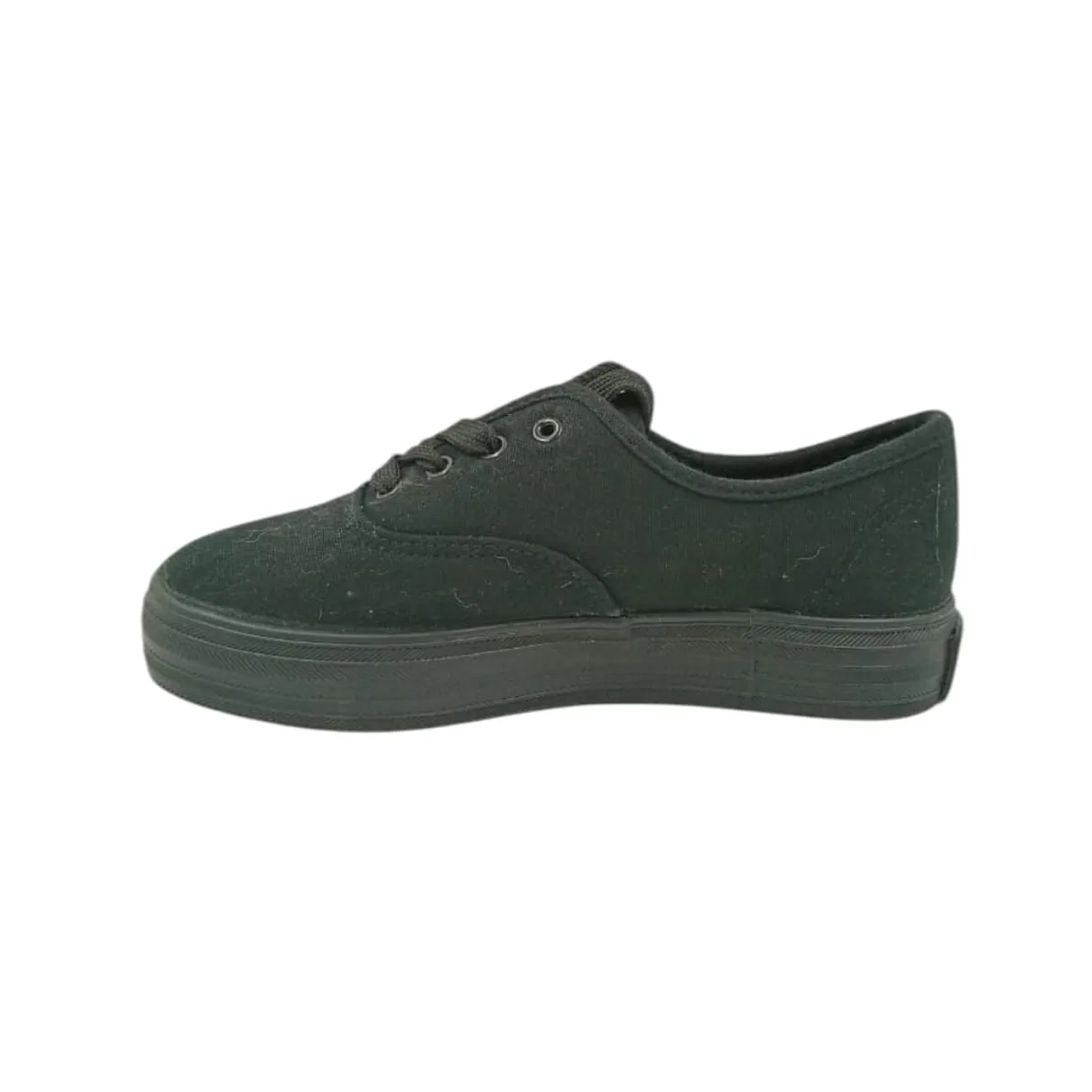 HERIEL - Zapatilla Negra Textil Mujer