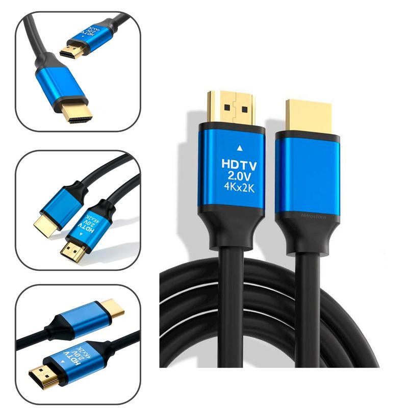GENERICO - Cable Hdmi 4k Uhd V 2.0 10 Metros De Alta Velocidad Hdtv