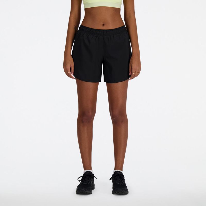 NEW BALANCE - Short Mujer New Balance Sport Essentials Negro