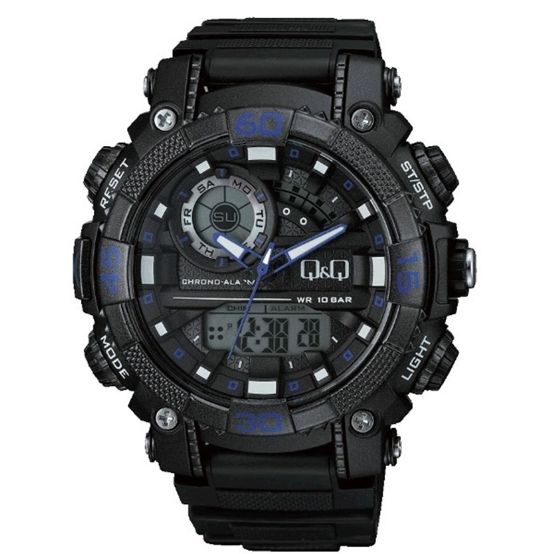 QYQ - reloj qyq gw87j012y  HOMBRE analogo digital sumergible 10 bar