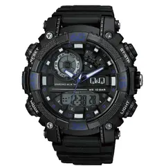 QYQ - Reloj gw87j012y HOMBRE analogo digital sumergible 10 bar