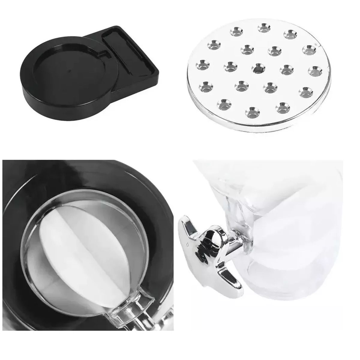 GENERICO - Dispensador Triple Cereal Granos Dulces Frutos Secos